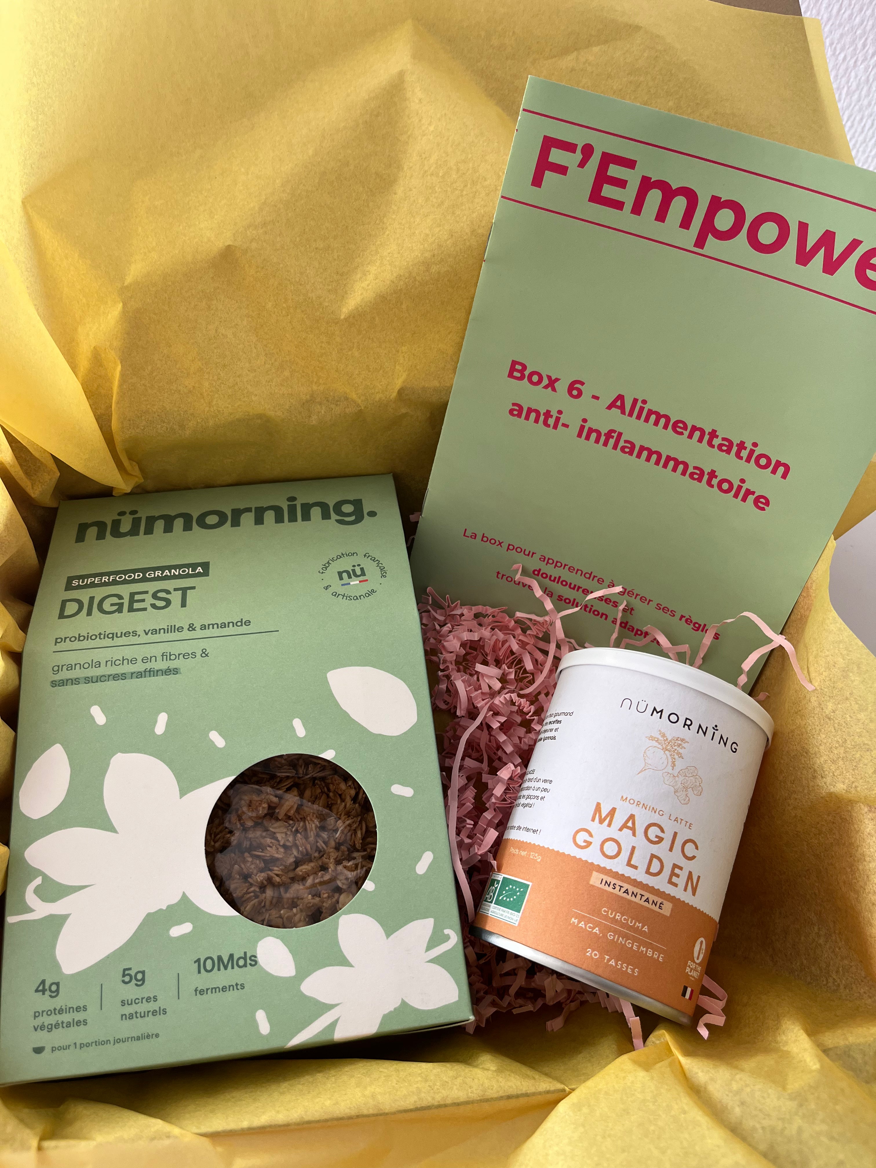 Box alimentation anti-inflammatoire - Repenser son assiette avec l’endométriose